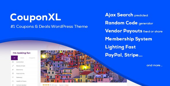 CouponXL WordPress theme