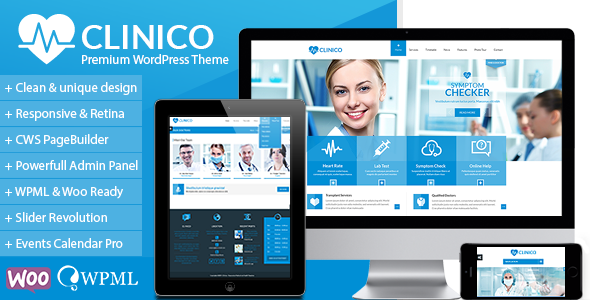 Clinico WordPress theme