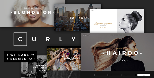 Curly WordPress theme