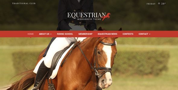 Equestrian WordPress theme