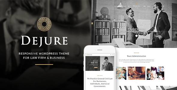 Dejure Responsive WP Theme for Law firm & Business WordPress theme