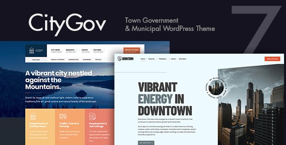 CityGov WordPress theme