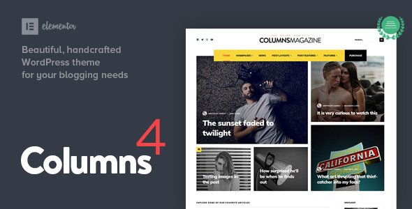 Columns WordPress theme