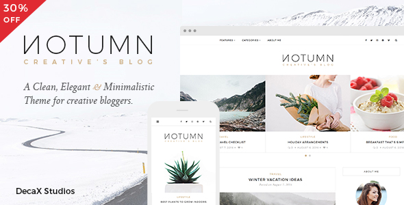 Notumn WordPress theme