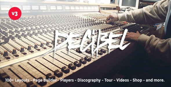 Decibel WordPress theme
