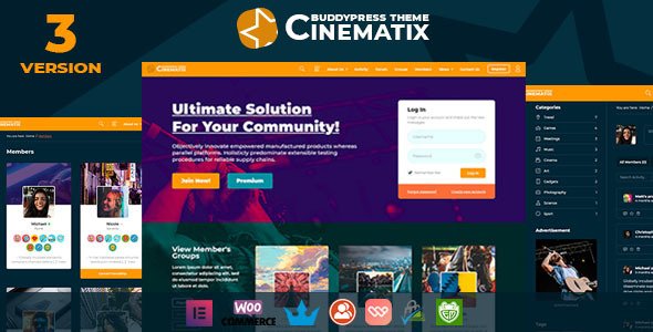 Cinematix WordPress theme
