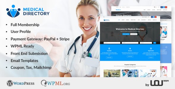 Medical Directory WordPress theme