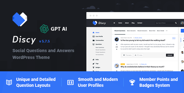 Discy WordPress theme