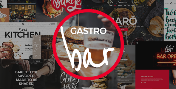 GastroBar WordPress theme