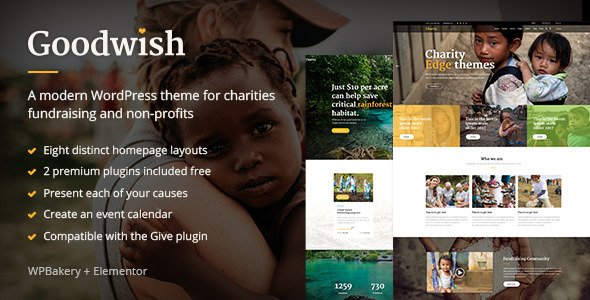 Goodwish WordPress theme