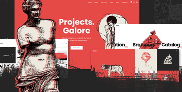 Haar WordPress theme
