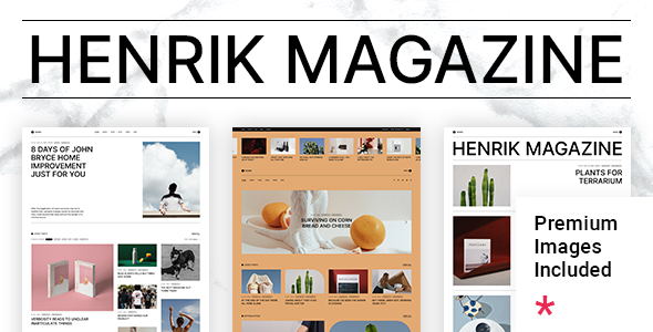 Henrik WordPress theme