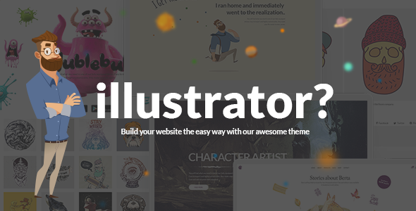 Illustrator WordPress theme