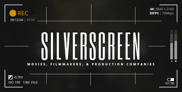 Silverscreen WordPress theme