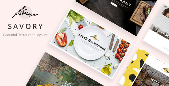 Savory WordPress theme