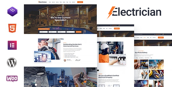 Electrician WordPress theme