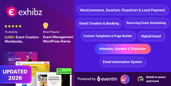 Exhibz WordPress theme