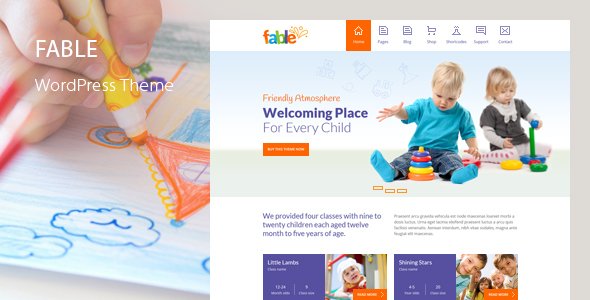 Fable WordPress theme