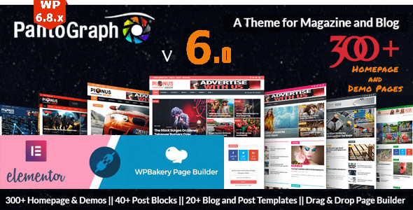 PantoGraph WordPress theme