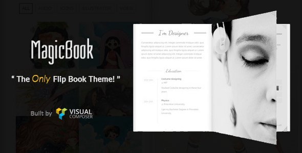 MagicBook WordPress theme