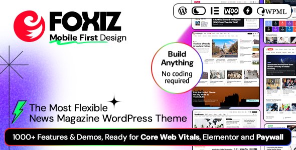 Foxiz WordPress theme