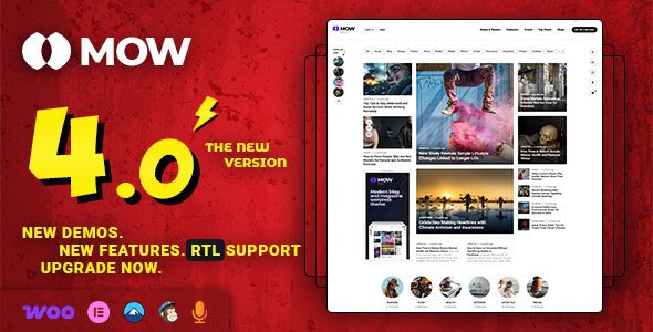 Mow WordPress theme