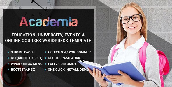 Academia WordPress theme