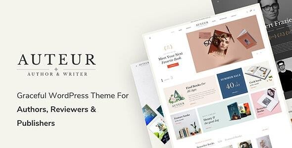 Auteur – WordPress Theme for Authors and Publishers WordPress theme