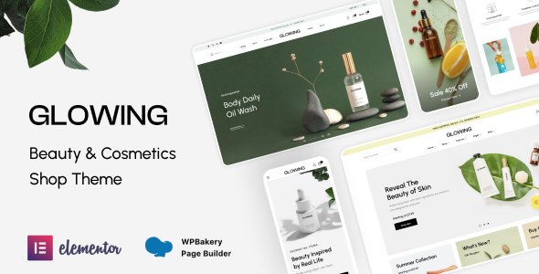 Glowing – Beauty & Cosmetics Shop Theme WordPress theme