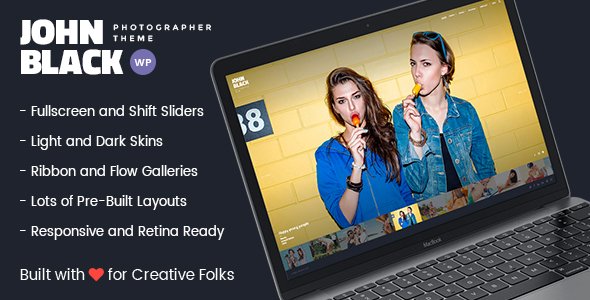 JohnBlack WordPress theme