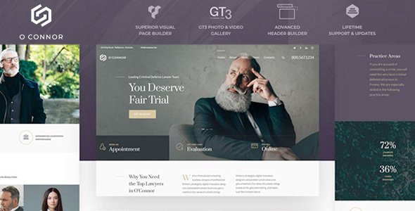 Oconnor WordPress theme