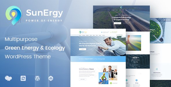 Sunergy WordPress theme