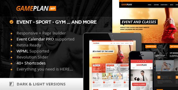 Gameplan WordPress theme