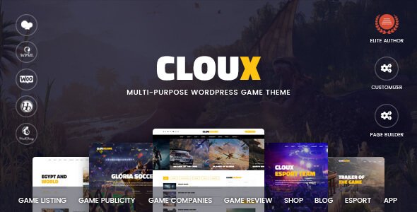 Cloux WordPress theme