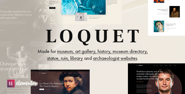 Loquet WordPress theme