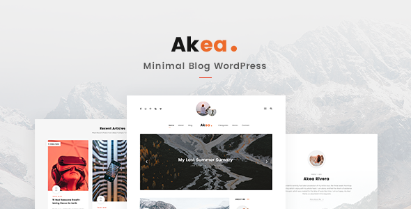 Akea WordPress theme