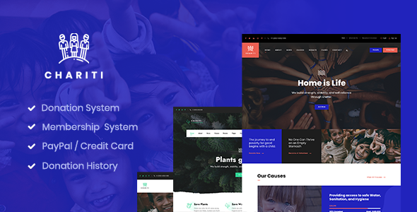 Chariti WordPress theme