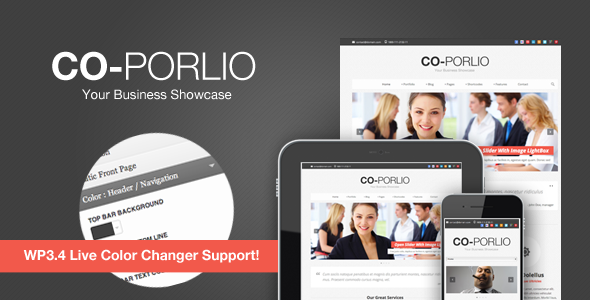 Co-Porlio WordPress theme