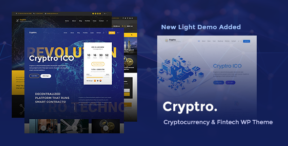 Cryptro WordPress theme