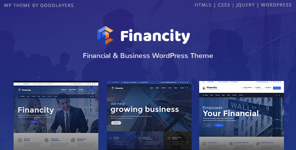 Financity WordPress theme