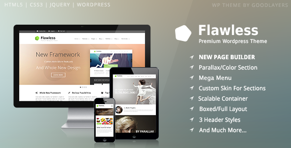 Flawless WordPress theme