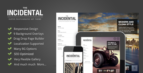 Incidental WordPress theme