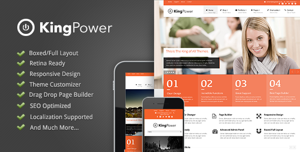 King Power WordPress theme
