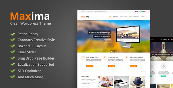 Maxima WordPress theme
