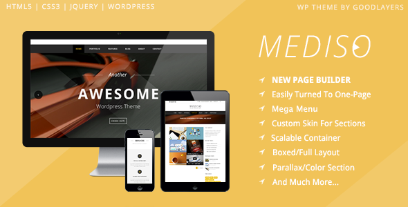 Mediso WordPress theme