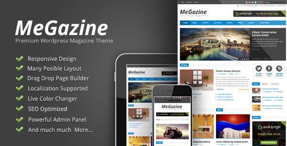 Megazine WordPress theme
