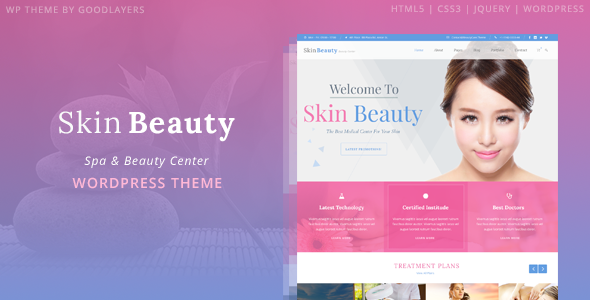 Skin Beauty WordPress theme