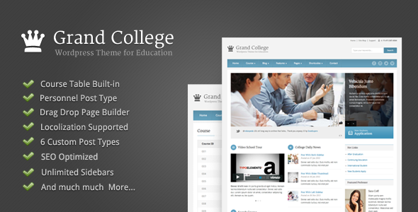 Grand College WordPress theme