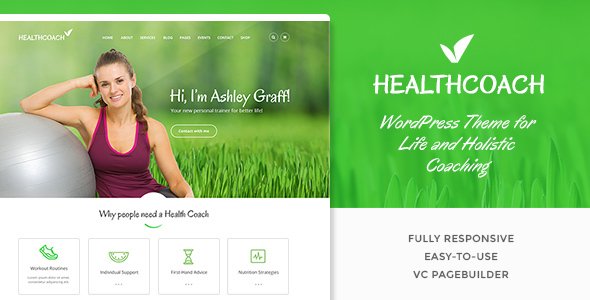 Health Coach WordPress theme