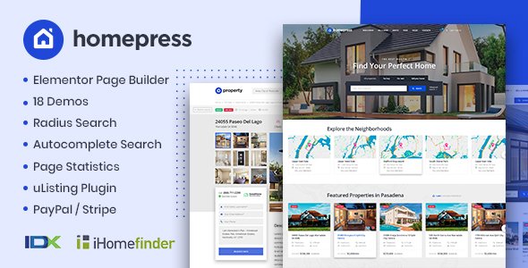 HomePress WordPress theme